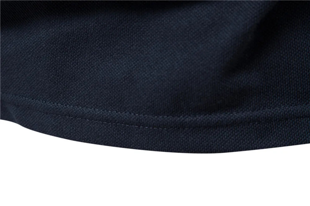 Herren Polo Shirt aus Baumwolle mit Kurzarm und Tasche für lässige Anlässe