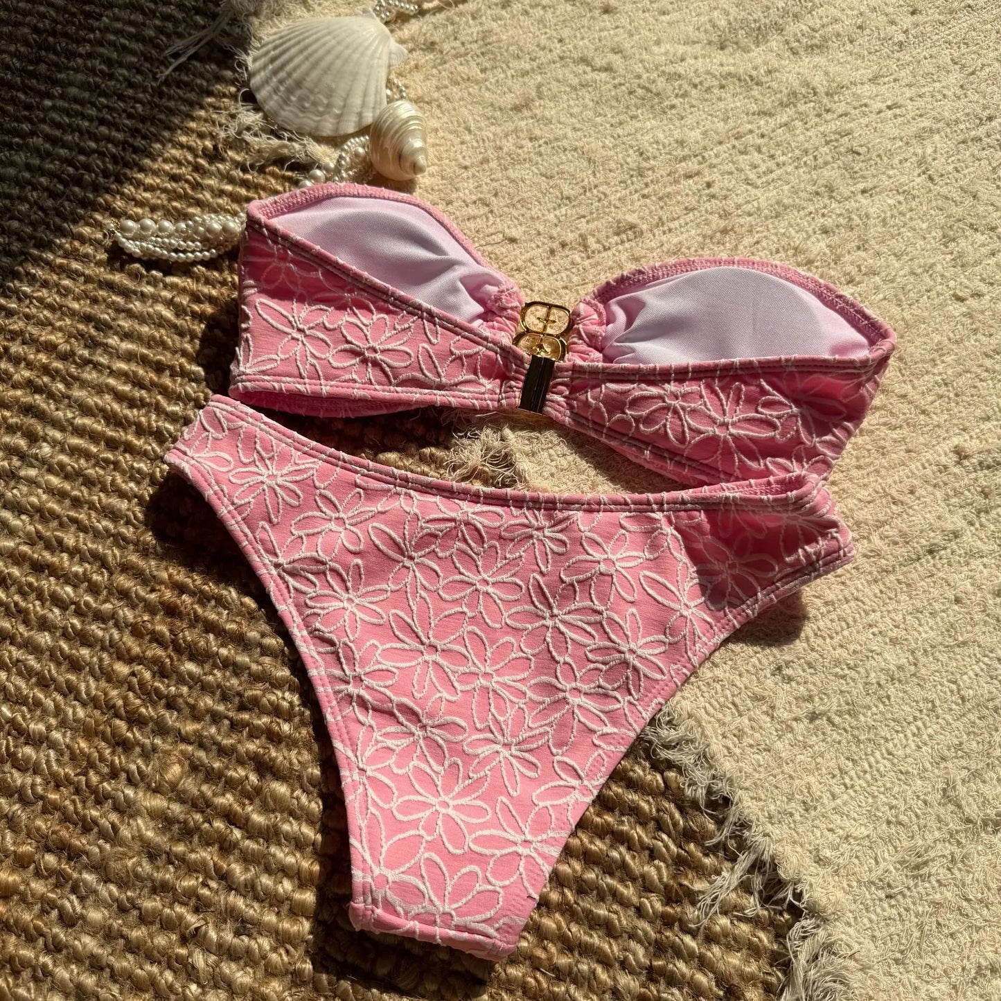 Sexy Push-Up Bikini-Set für Damen – Brasilianischer Stil für Strand und Pool