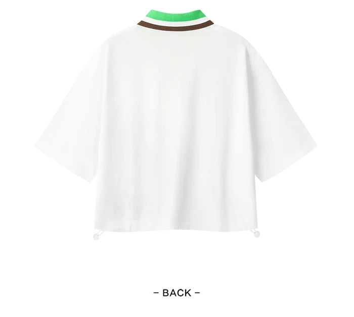 Semir Polo Shirt Frauen kurz Sommer neue lose Taille weiches bequemes T-Shirt