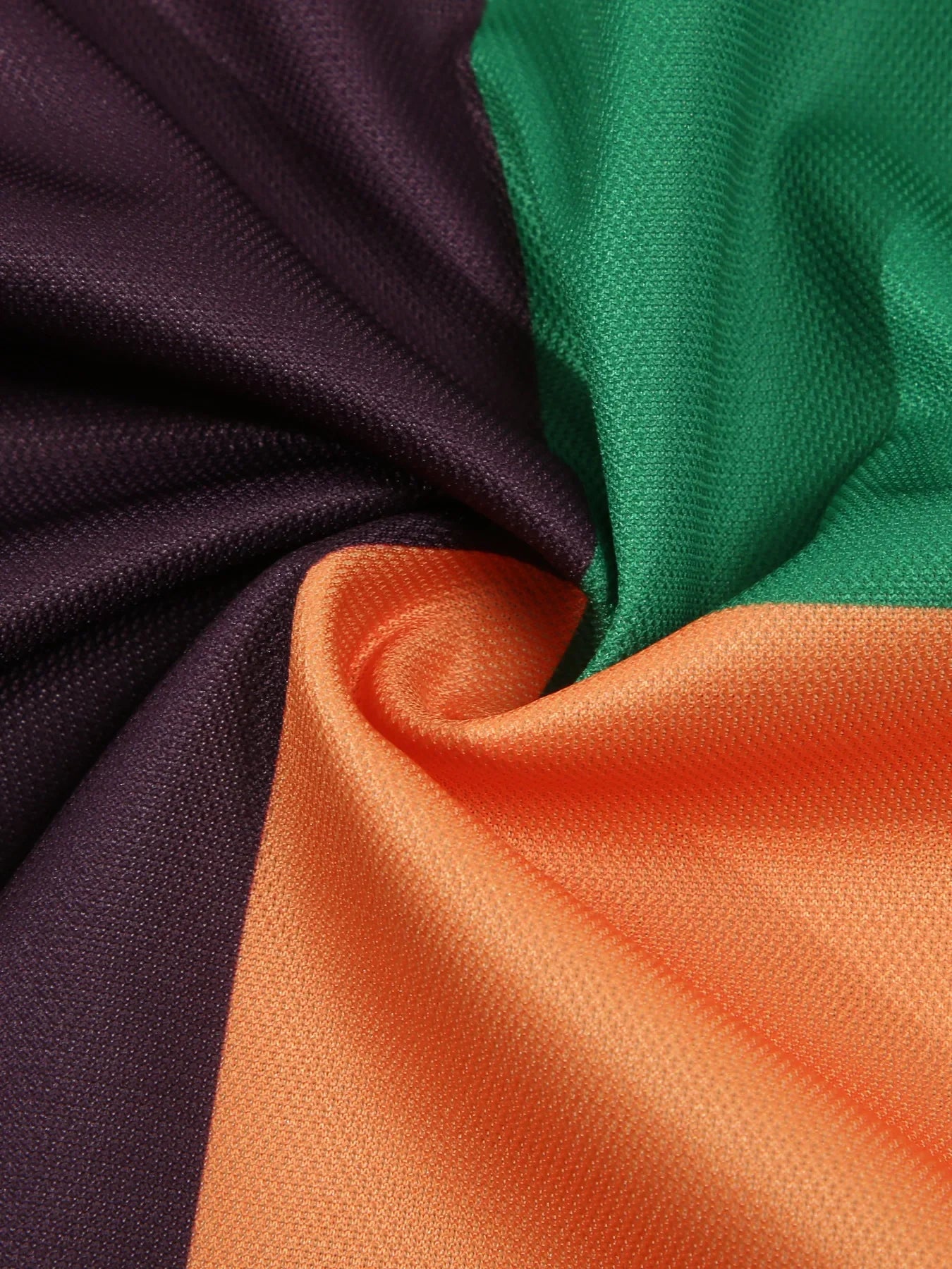 Sommerliches Polohemd mit Farbblock-Design und atmungsaktivem, bequemem Kurzarm – ideal für legere Anlässe