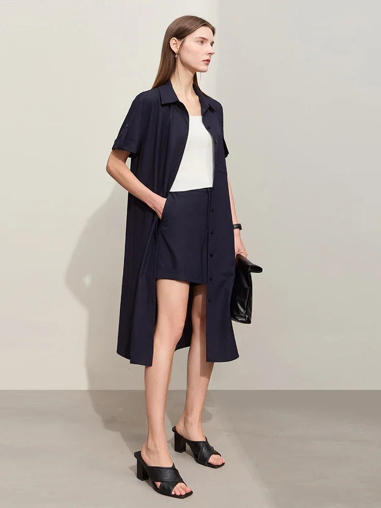 Minimalismus Modische Casual Shorts für Frauen