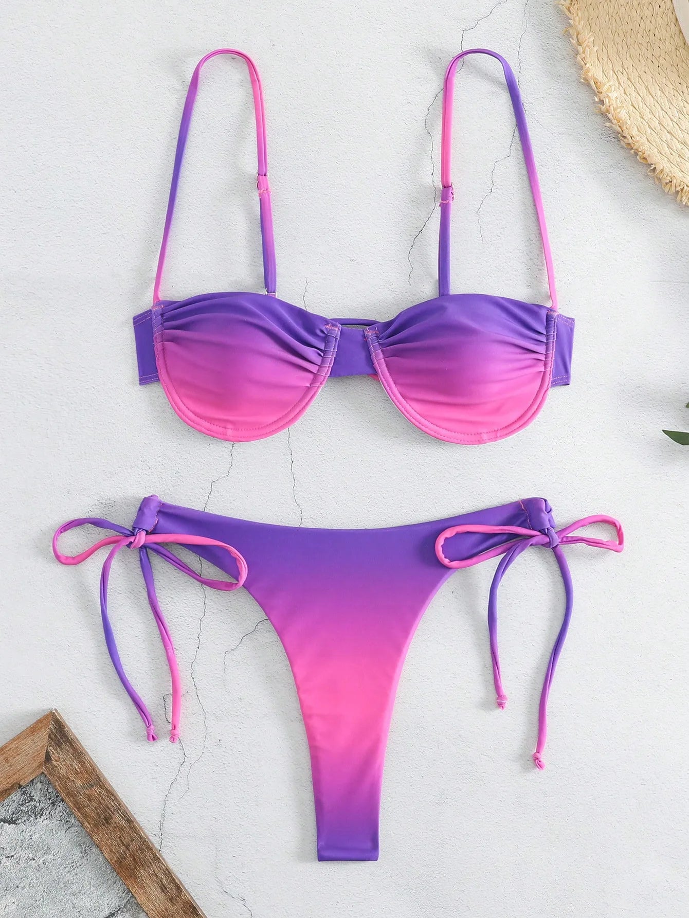 Sexy Push-Up Bikini-Set für Damen – Brasilianischer Stil, ideal für Strand und Pool