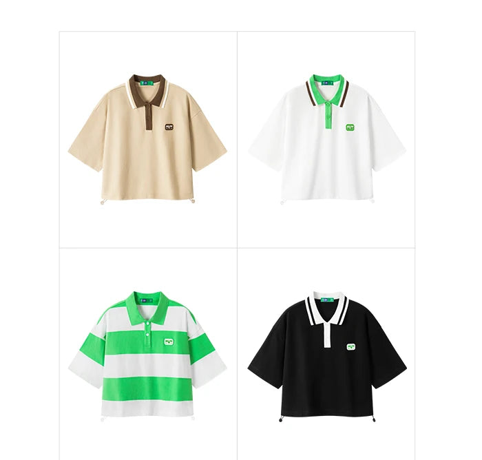 Semir Polo Shirt Frauen kurz Sommer neue lose Taille weiches bequemes T-Shirt