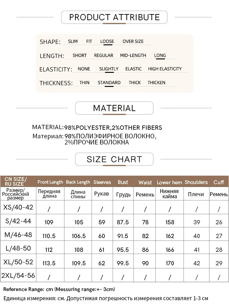 Damen Wollmantel im Winter mit Gürtel und trendigem Tweed-Stil
