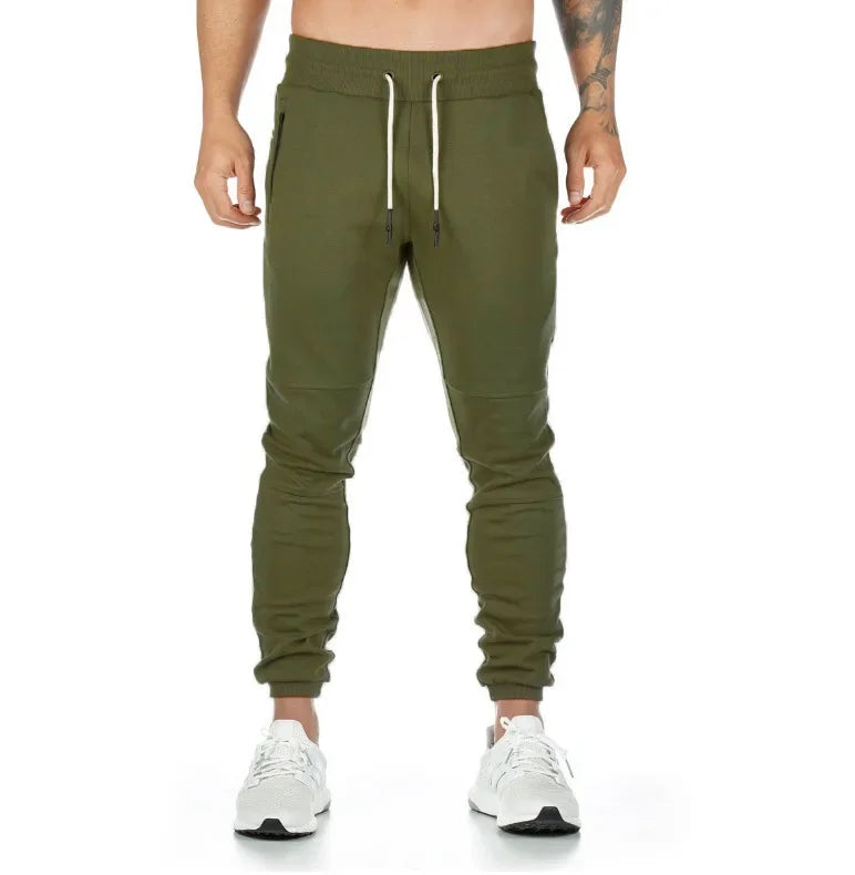 LOGO-freie Muscle Herren Sporthose Herren Fitness Hängende Handtuchhose Lauftraining Fußhose