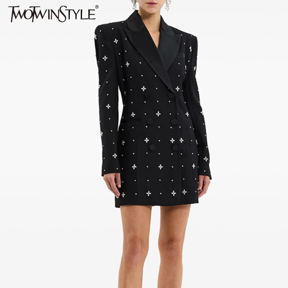 Ärmelloses, trägerloses Damen-Tunikakleid mit Patchwork-Falten im minimalistischen Design – modisch und elegant