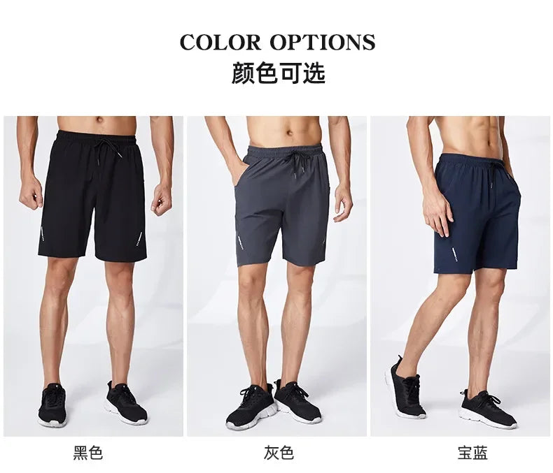 Sommerliche Herren-Sport- und Freizeithose – Kurze Lauf- und Trainingshose für Männer
