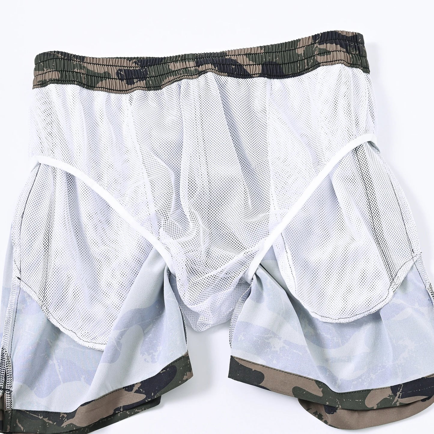 Herren-Badeshorts mit Mesh-Futter – Ideal für Strand und Sport