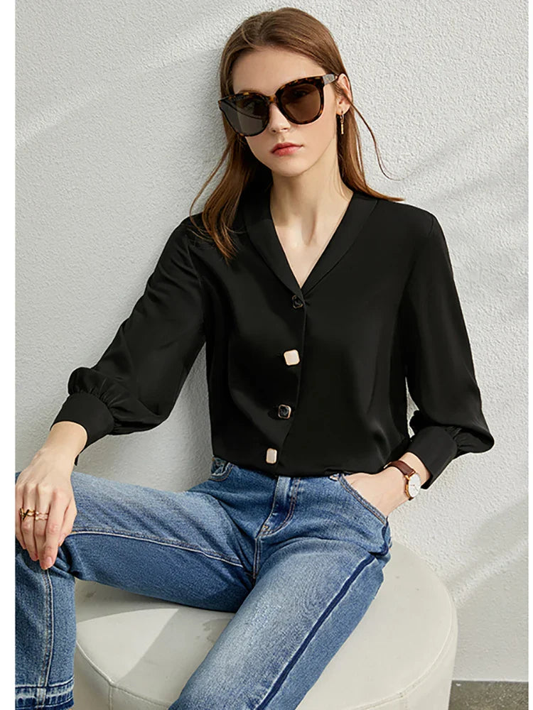 Lange Damen-Chiffonbluse mit Rüschen und Kordelzug – vielseitig tragbare, romantische Strickjacke
