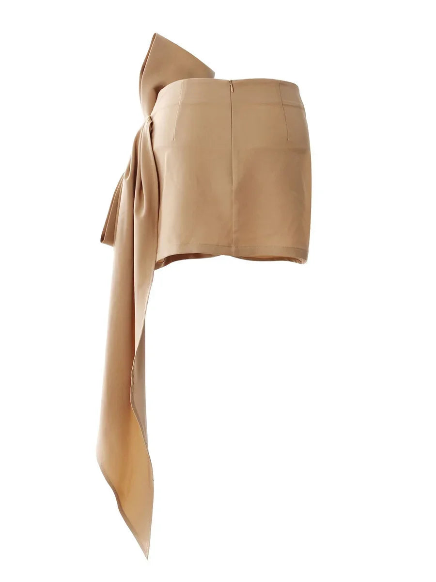 Zweiteiliges Damen-Set mit V-Ausschnitt, Langarm-Patchwork-Jacke und hoch taillierter Hose – stilvoll und modern.