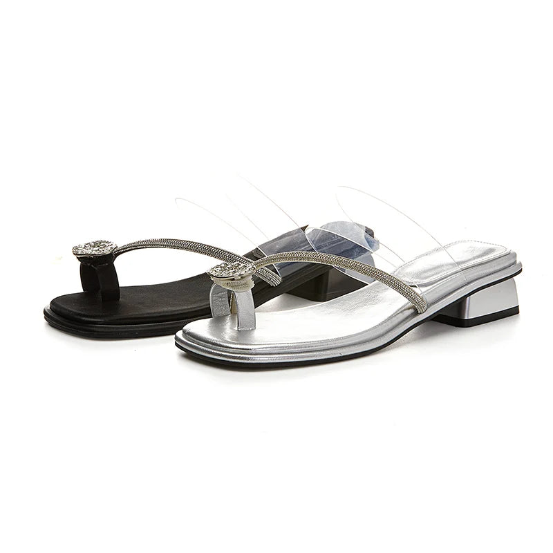 Damen Flip-Flops Strass Römisch Outdoor