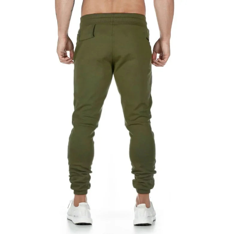 LOGO-freie Muscle Herren Sporthose Herren Fitness Hängende Handtuchhose Lauftraining Fußhose