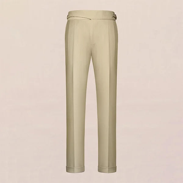 Herren anzüge Hose hohe Taille Freizeit neunte Hose Armee grün braun Khaki Italien Casual Style Hose plus Größe 40 Frühling Herbst