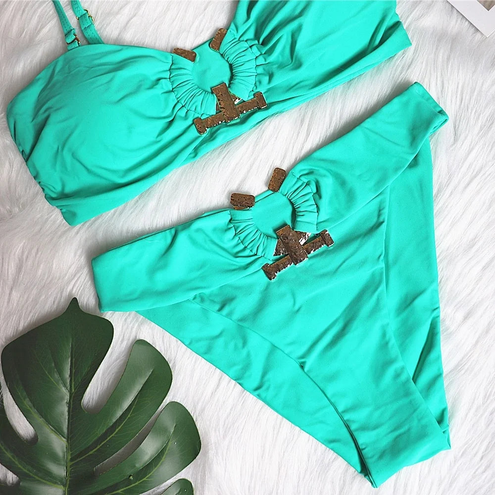 Sexy Bikini-Set mit Push-up-Effekt – Perfekt für Strand und Pool