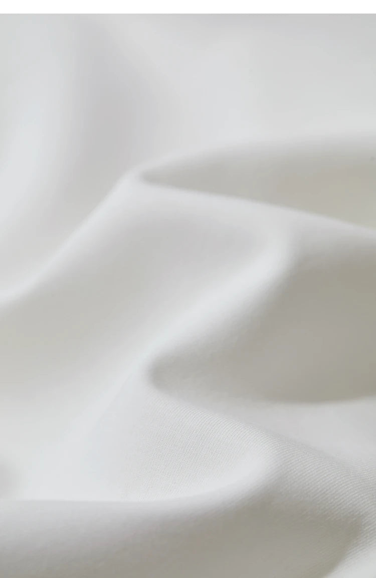 Damen T-Shirts im Minimalismus-Stil mit losem Patchwork und Dekoration