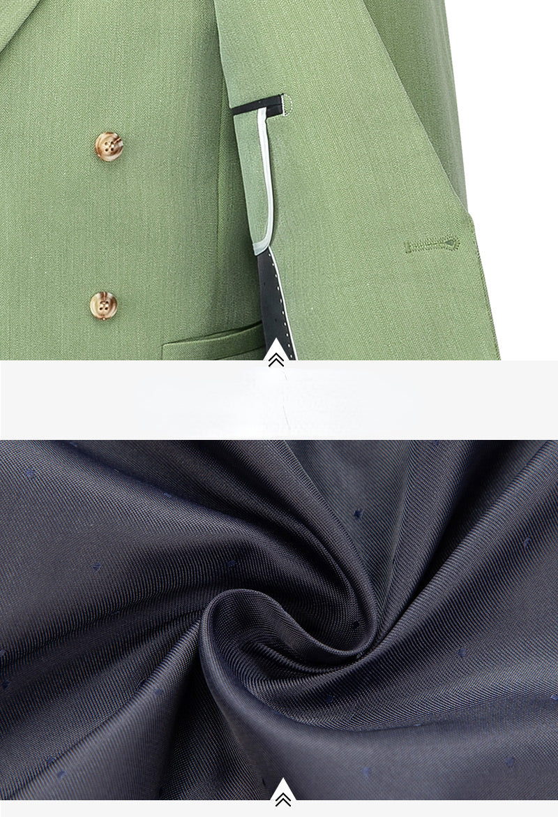 Luxuriöser Herren Anzug 3-teilig Grün S-5XL: Business, Hochzeit, Party, Eleganz Pur