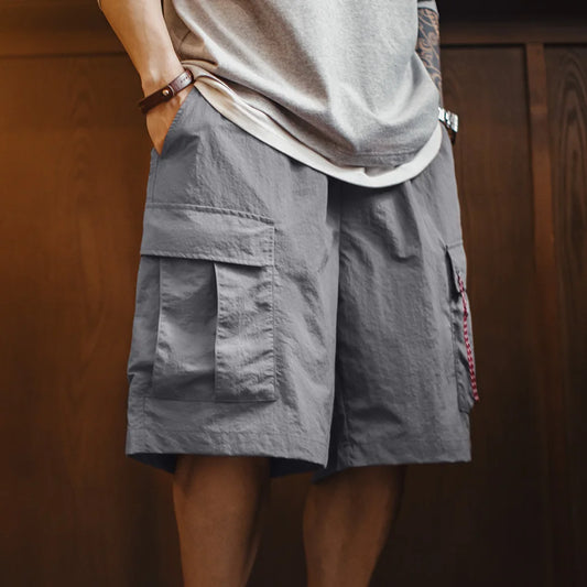 Herren Cargo-Shorts im Retro-Stil mit mehreren Taschen für den Sommer