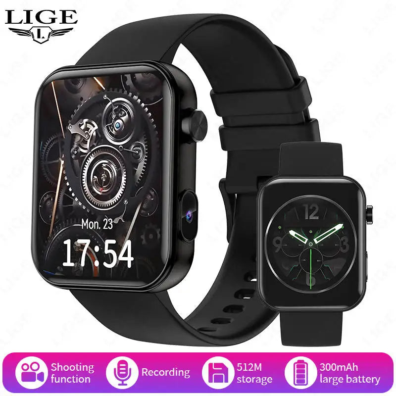 Smartwatch für Männer und Frauen mit HD Kamera und Bluetooth-Anruffunktion
