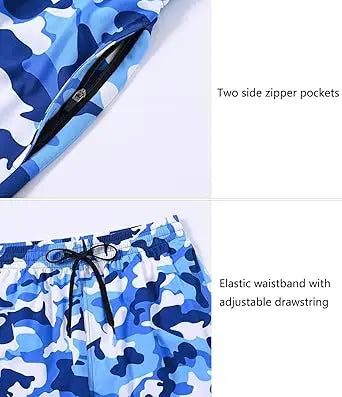 Herren-Badeshorts mit Mesh-Futter – Ideal für Strand und Sport