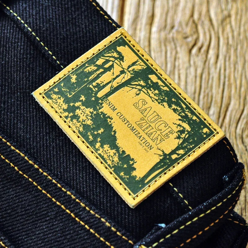 Herren Jeans aus Selvedge Raw Denim im Vintage-Stil mit Taper Fit