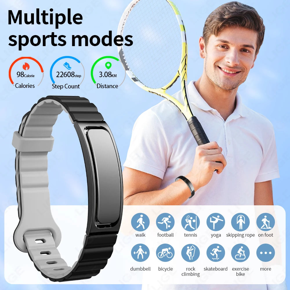 Herren Smartwatch mit Anti-Mücken-Funktion und Schlaf-Gesundheitsüberwachung