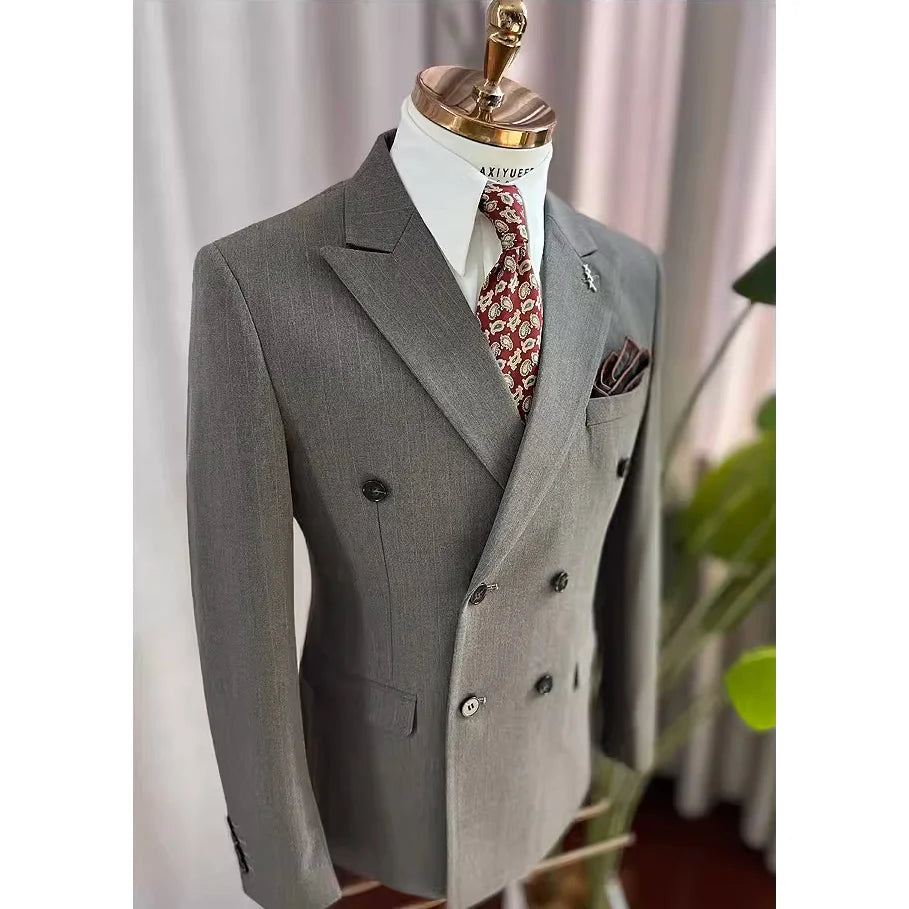 Eleganter Herrenanzug in Weiß – Slim Fit mit Blazer, Weste und Hose für Hochzeit oder Party