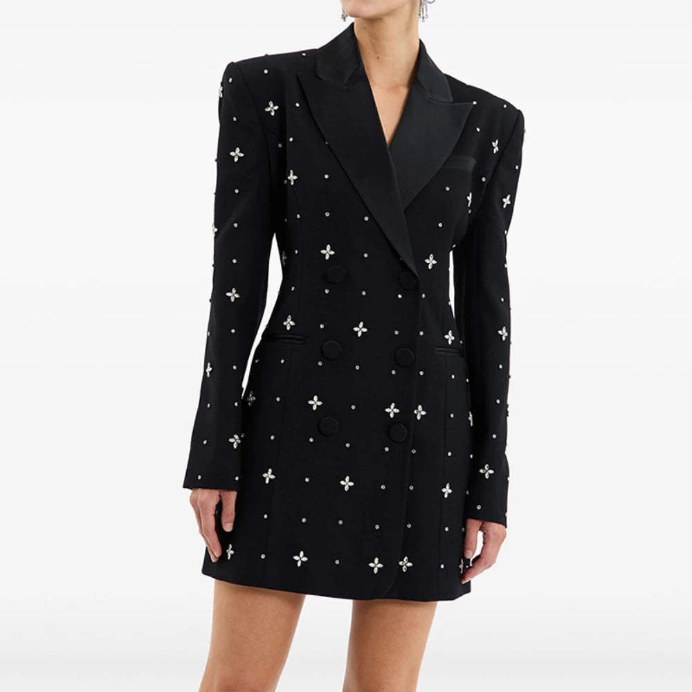 Ärmelloses, trägerloses Damen-Tunikakleid mit Patchwork-Falten im minimalistischen Design – modisch und elegant