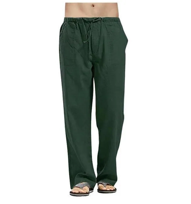 Sommerliche Herren-7/8-Hose im trendigen Stil – große, gerade geschnittene, schnell trocknende Strandhose für Teenager