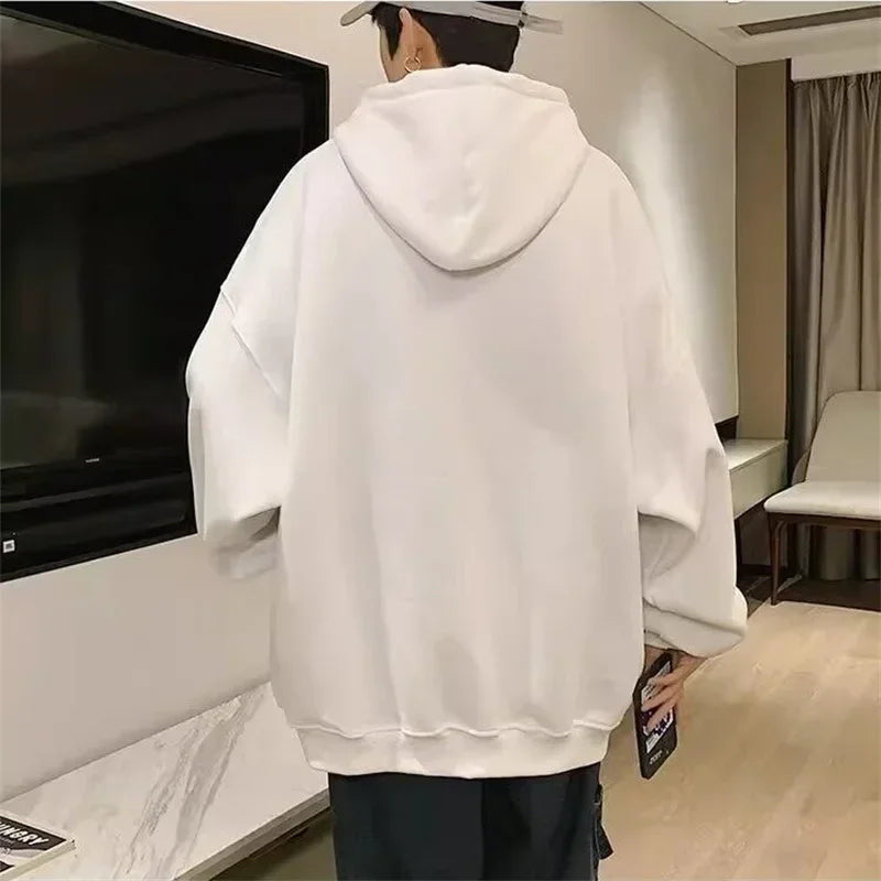 Herbst Brief Gedruckt Pullover Hoodies Männer der 2025, Neue Langarm Mit Kapuze Sweatshirt Casual Baumwolle Fleece Y2K Streetwear Hoody