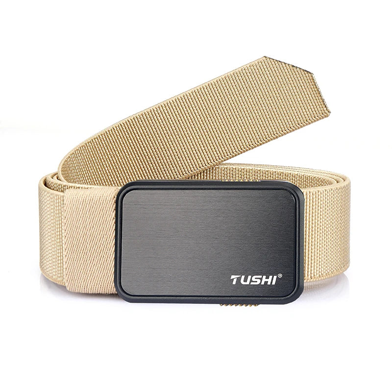 Unisex Stretch-Gürtel mit Schnellverschluss aus Nylon Bequem und Langlebig Alltag und Arbeit