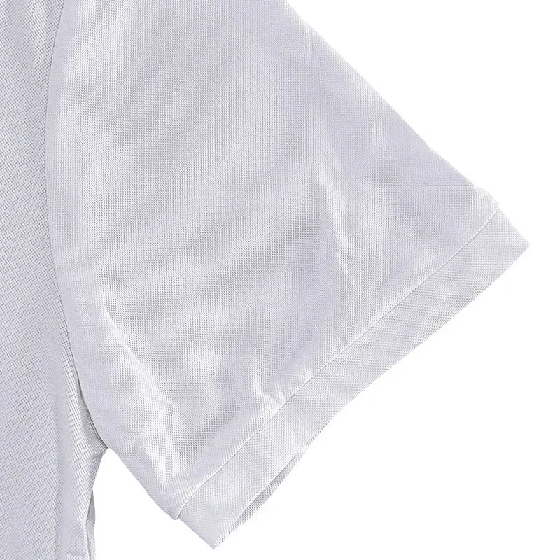 Langärmeliges Herren-Poloshirt mit Waffelstruktur und Knopfleiste – ideal für Freizeit und Urlaub