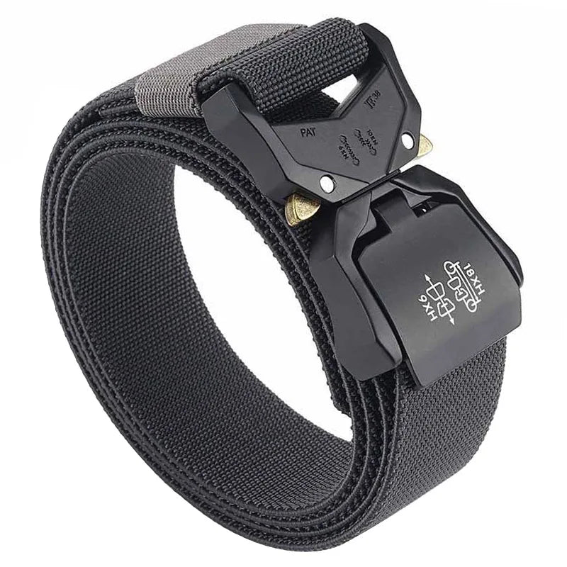 Unisex-Gürtel Schnellverschluss aus Nylon Elastisch 3,8 cm Breite Robuste Verarbeitung Alltagstauglich