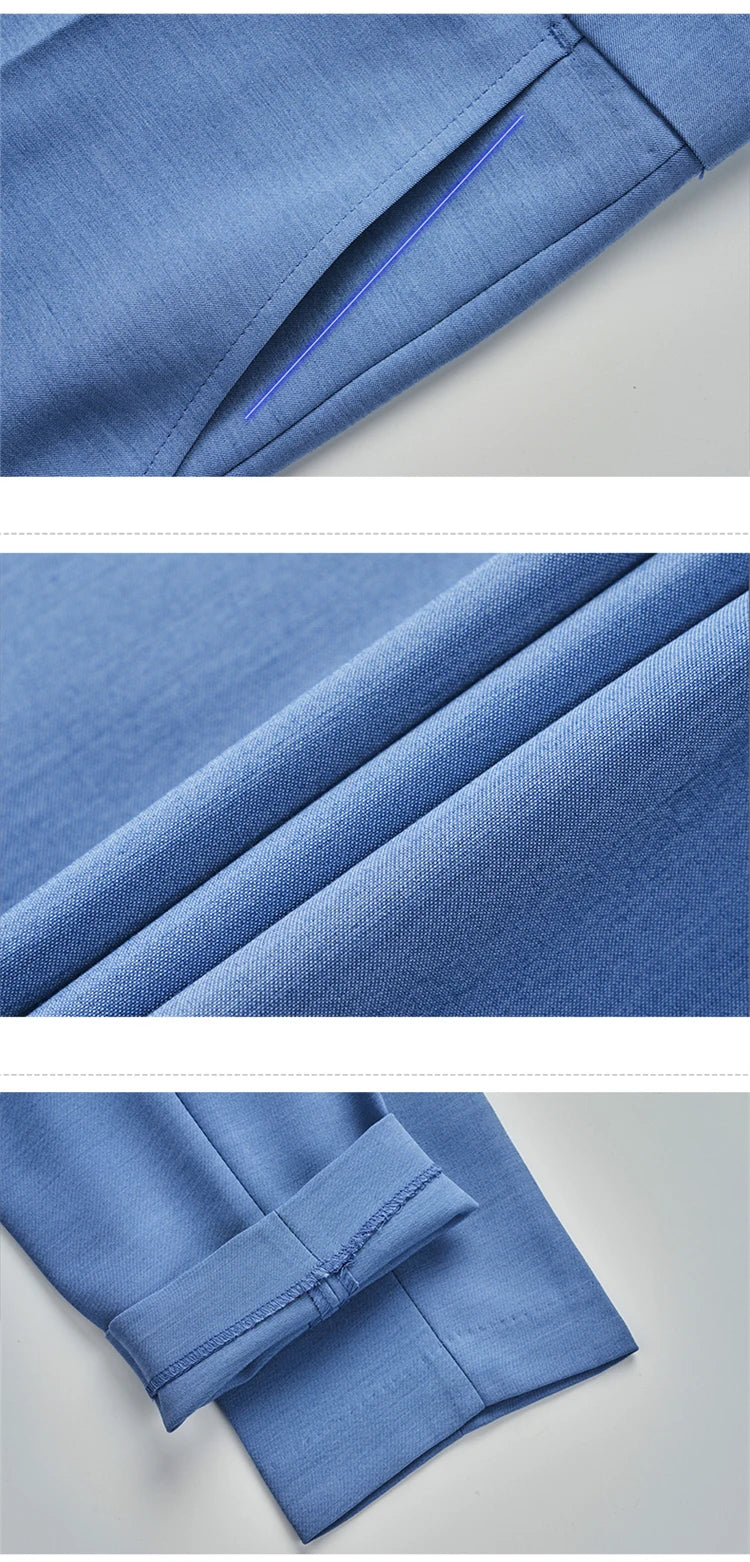 Eleganter Herrenanzug – Blazer & Hose in Unifarben für festliche Anlässe