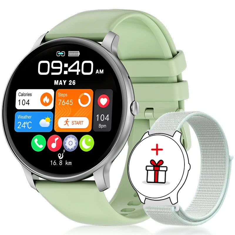 LIGE SOS Smartwatch 1,39 Zoll HD Sprachassistent Bluetooth Anruf Sport Fitness Smart Watch Männer Frauen Für Android IOS 2025 Neue