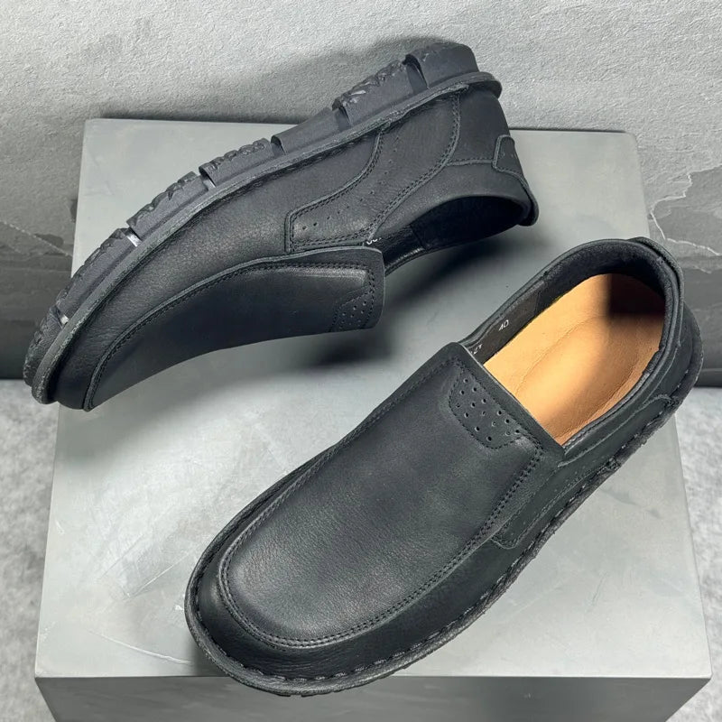 Elegante Herren-Loafer mit dicker Sohle – stilvoll & komfortabel