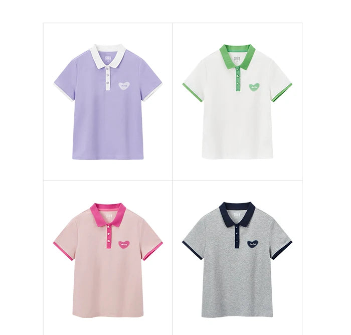 Semir Polo Shirt Frauen cool anti bakteriell schlank süß Stil Sommer neue Farbkontrast Druck Pulloverf Polo