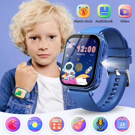 LIGE Kinder-Smartwatch, Alter 3–12 Jahre alt, Kinderuhr, Lernspiel, Kamera, Video, Audio, Geschichte, Kind, Smartwatch, Mädchen, Jungen, Geschenk