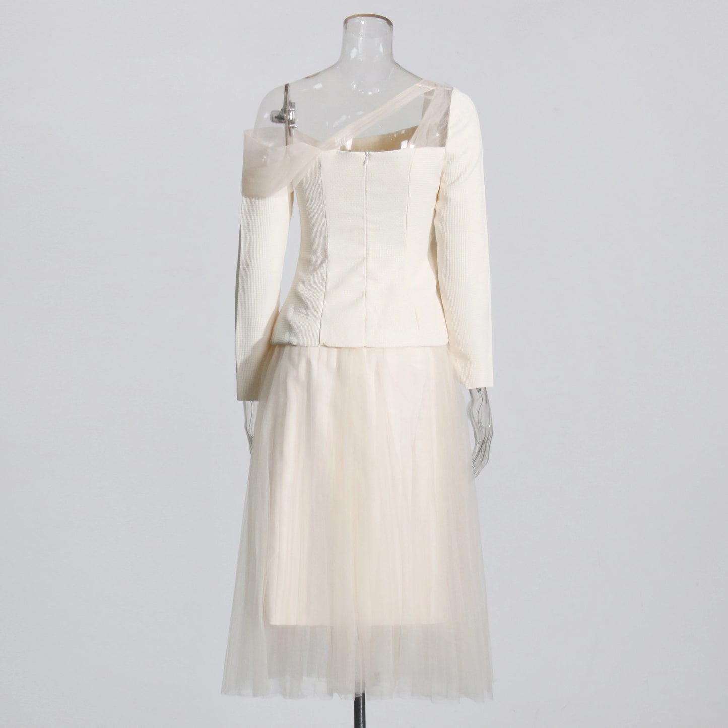 Eleganter Damen-Blazer mit Diamant-Patchwork, Notch-Kragen und langen Ärmeln – stilvoll und vielseitig.
