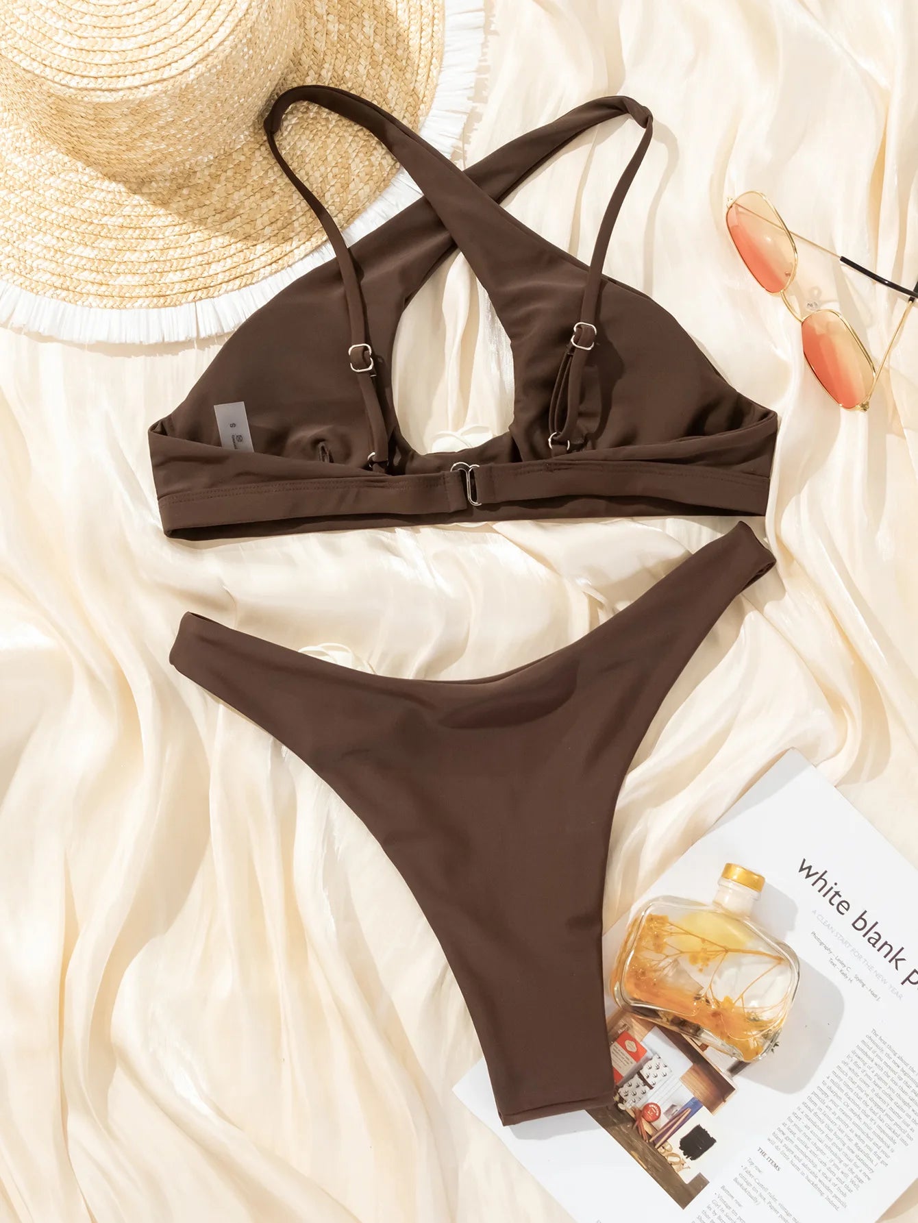 Vielseitiges Damen-Bikini-Set mit brasilianischem Schnitt – ideal für Strand und Pool
