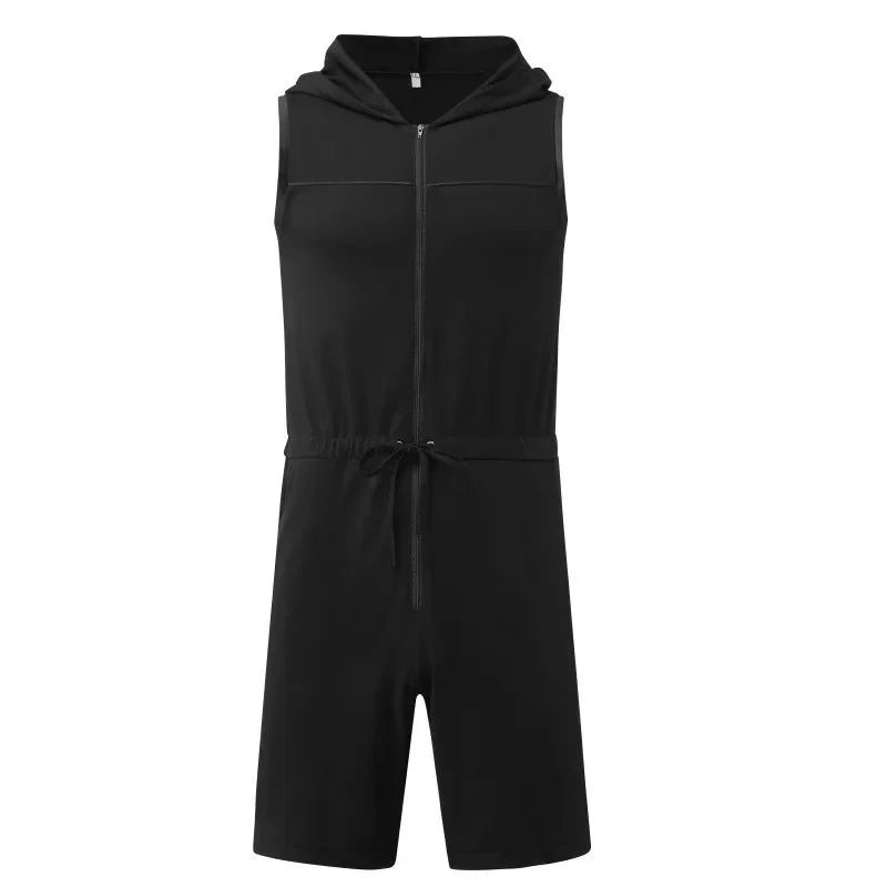 Weite Herren-Sommerhose mit Streifenmuster und Schlitz – lässig und vielseitig für den Alltag