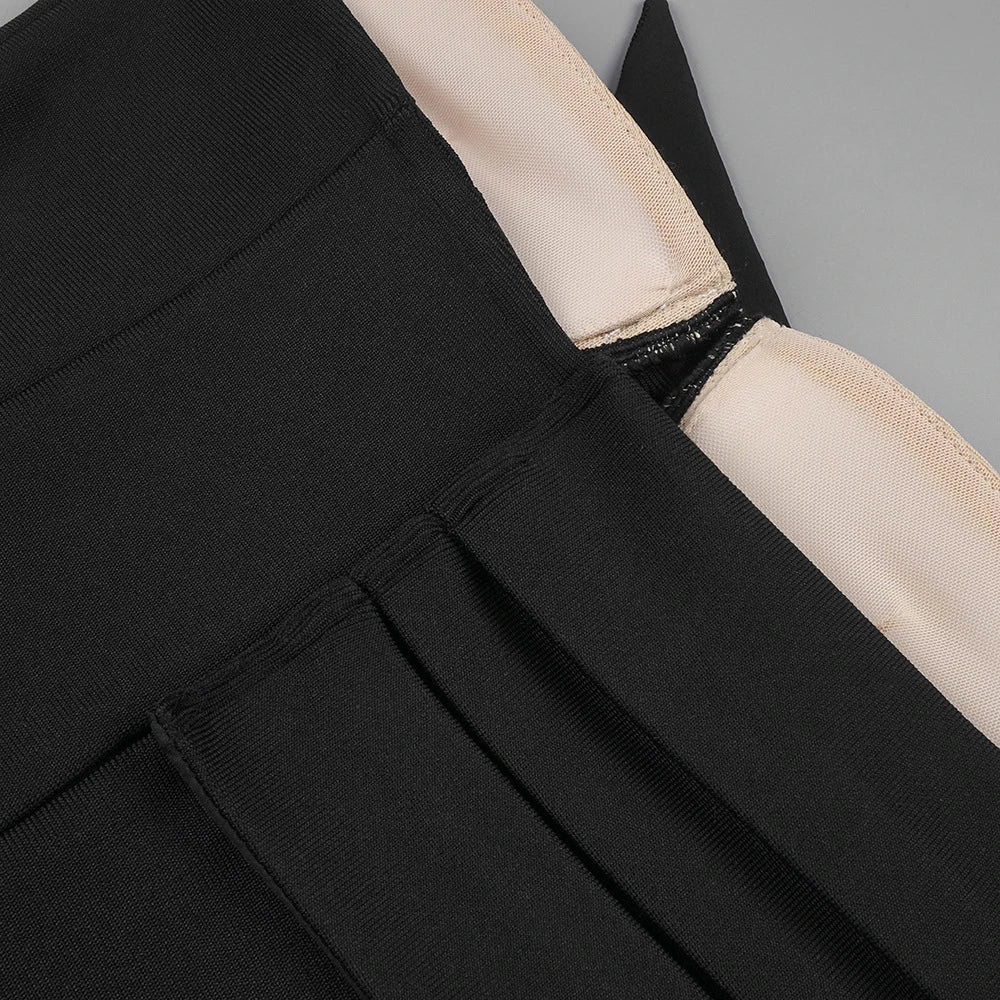 Eleganter Damen-Blazer mit Diamant-Design, Reverskragen und langen Ärmeln – Patchwork-Taschen und figurbetonte Passform.