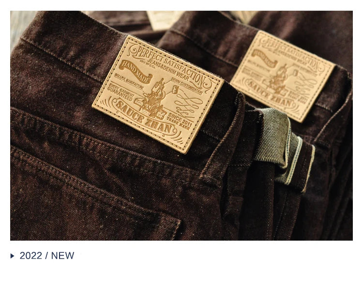 Herren Jeans aus Selvedge-Denim im Vintage-Stil mit Tapered Fit