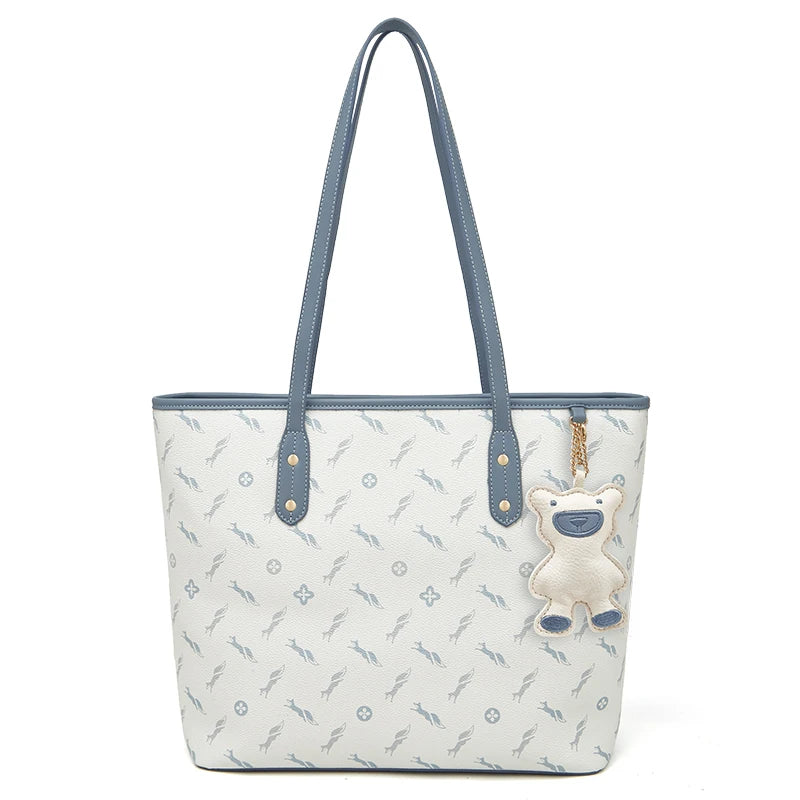 Damen Schultertasche aus PU-Leder Neu lässig mit großzügiger Kapazität
