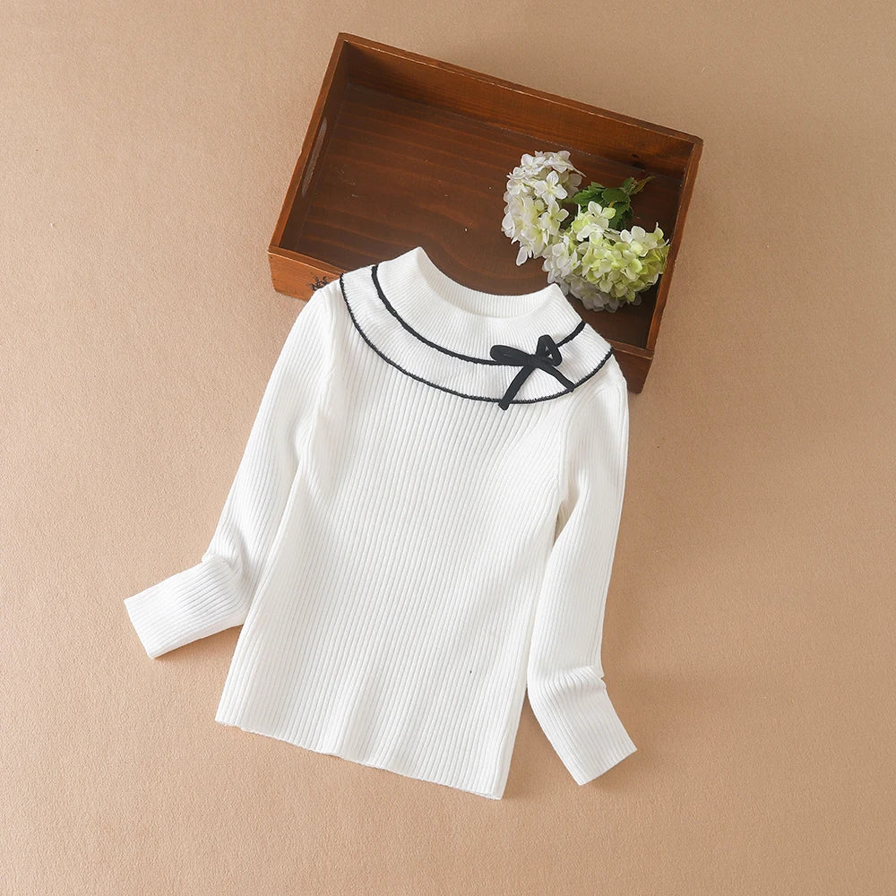 Mädchen Pullover Pullover Herbst Winter Baby Warme Pullover Tops Kinder Strickwaren Kinder Kleidung