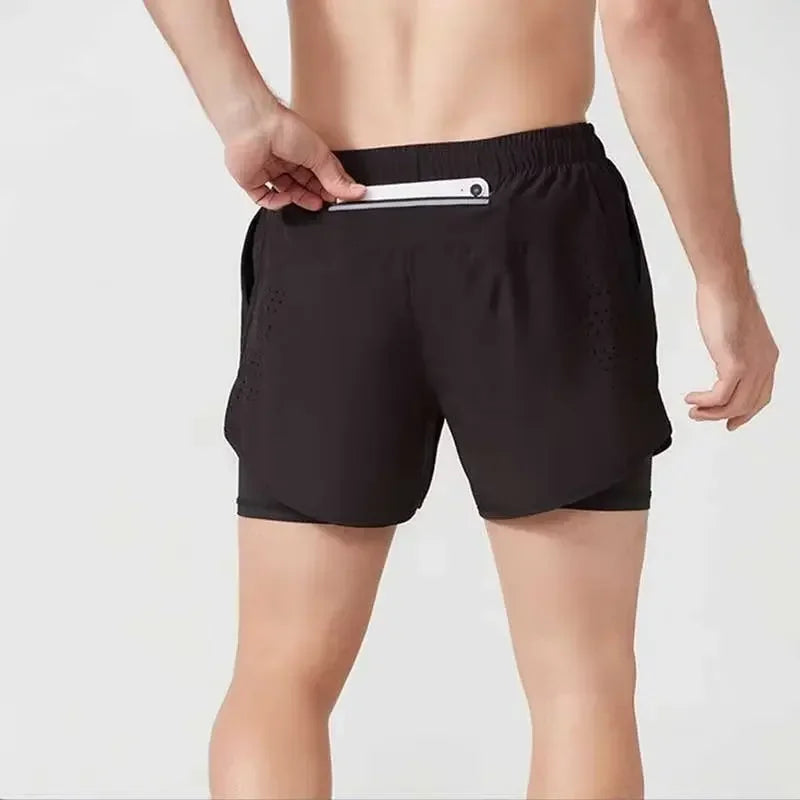 Modische Herren-Sommerhose mit Schnürung und großen Taschen – trendige Shorts in Übergröße für junge Männer