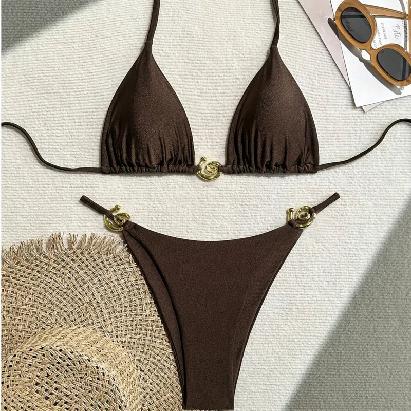 Sexy Bikini-Set mit Push-up-Effekt – Perfekt für Strand und Pool