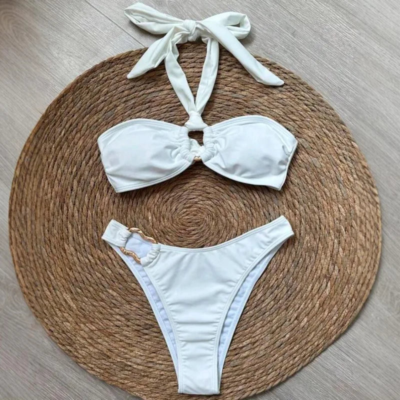 Sexy Push-Up-Bikini-Set für Damen – Brasilianischer Stil