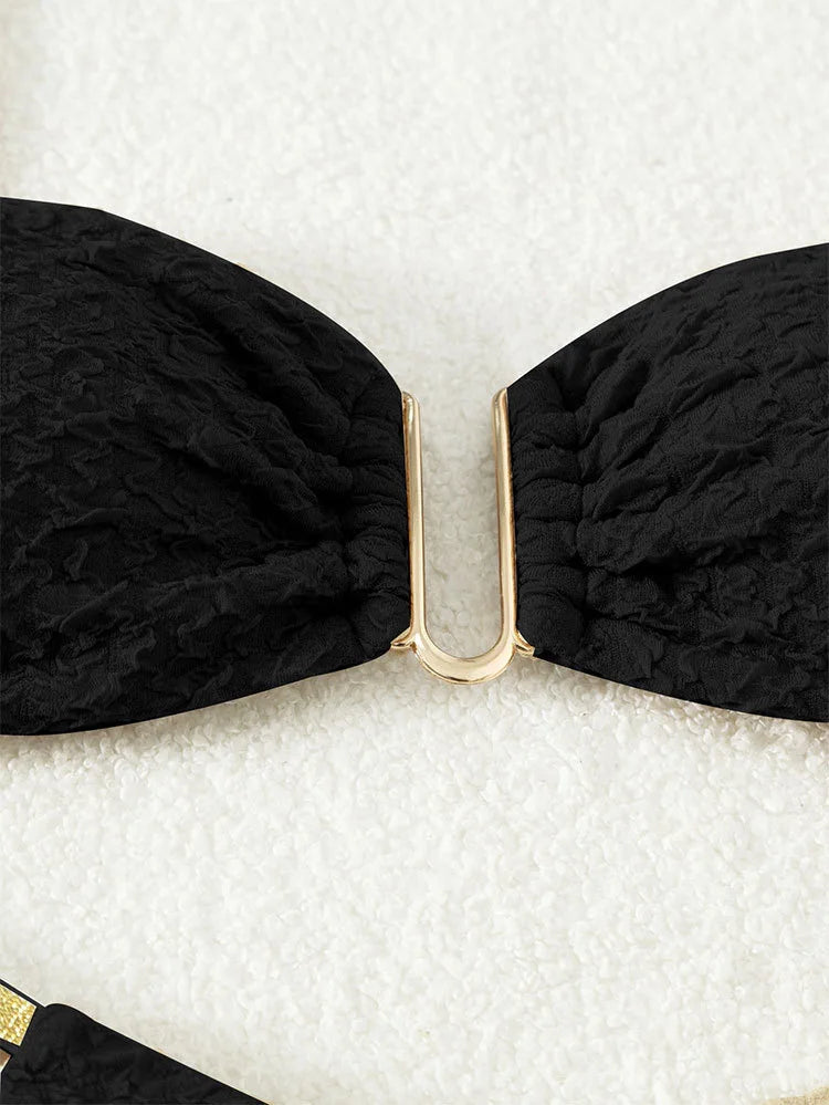 Floraler Bikini-Set mit Push-up-Effekt – Sexy Bademode für Damen am Strand oder Pool