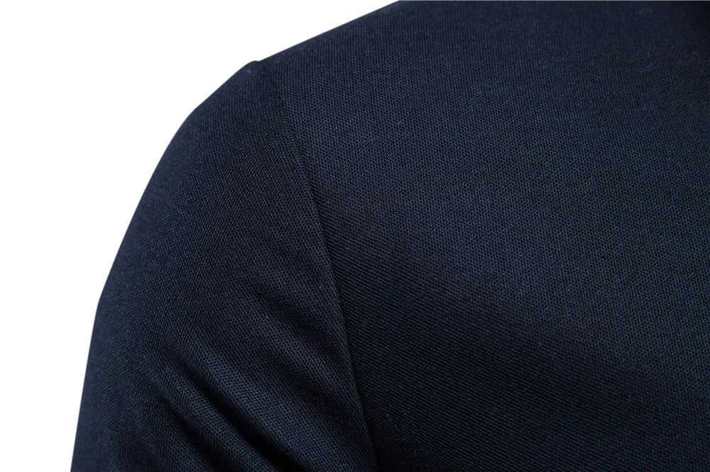 Herren Polo Shirt aus Baumwolle mit fester Hirsch-Stickerei und Kurzarm