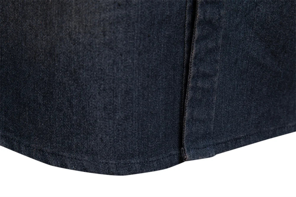 Herren Langarm Hemd aus elastischer Baumwolle im Casual Stil für Designer Kleidung
